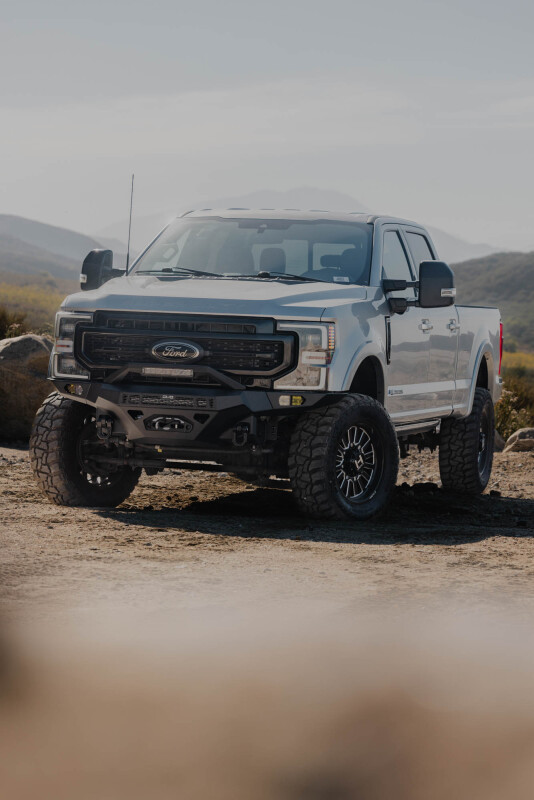 Ford Super Duty F-250 Front Bumper - DV8 Offroad - Spec Series - Black - `17-`22